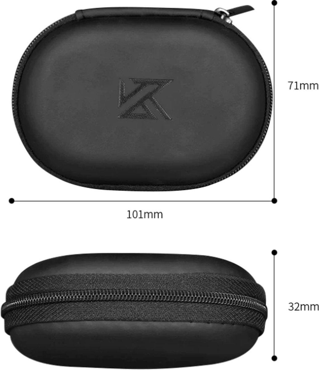 KZ - Étui pour écouteurs intra-auriculaires - Noir