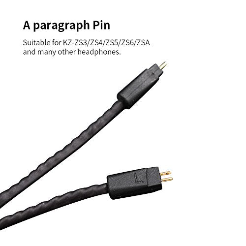 KZ - APTX Câble Bluetooth 4.2 - Noir - A/B/C/MMCX