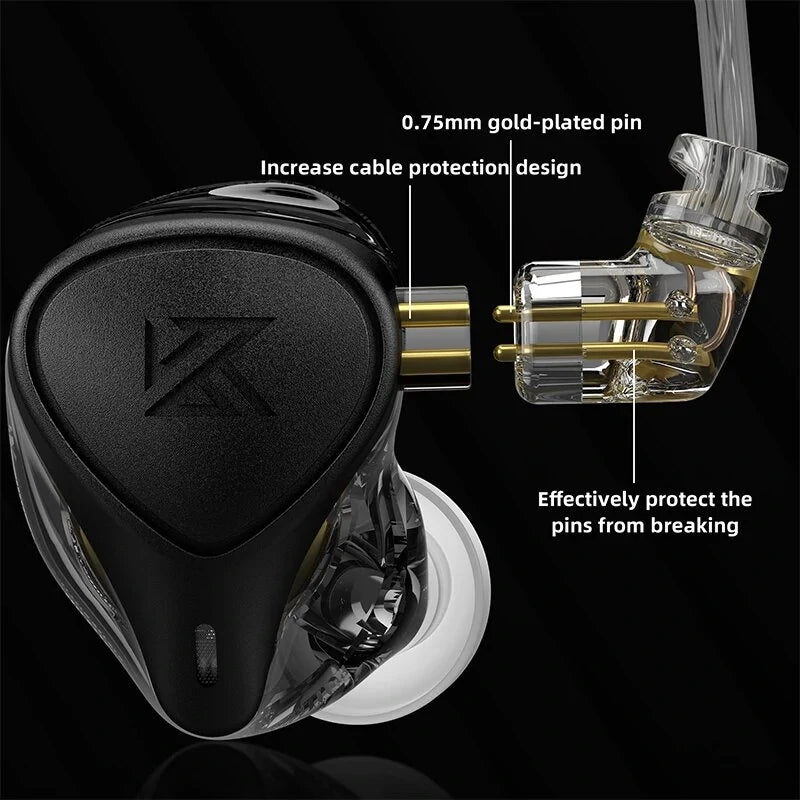 KZ ZEX Pro x Crinacle CRN - Écouteurs de contrôle intra-auriculaires